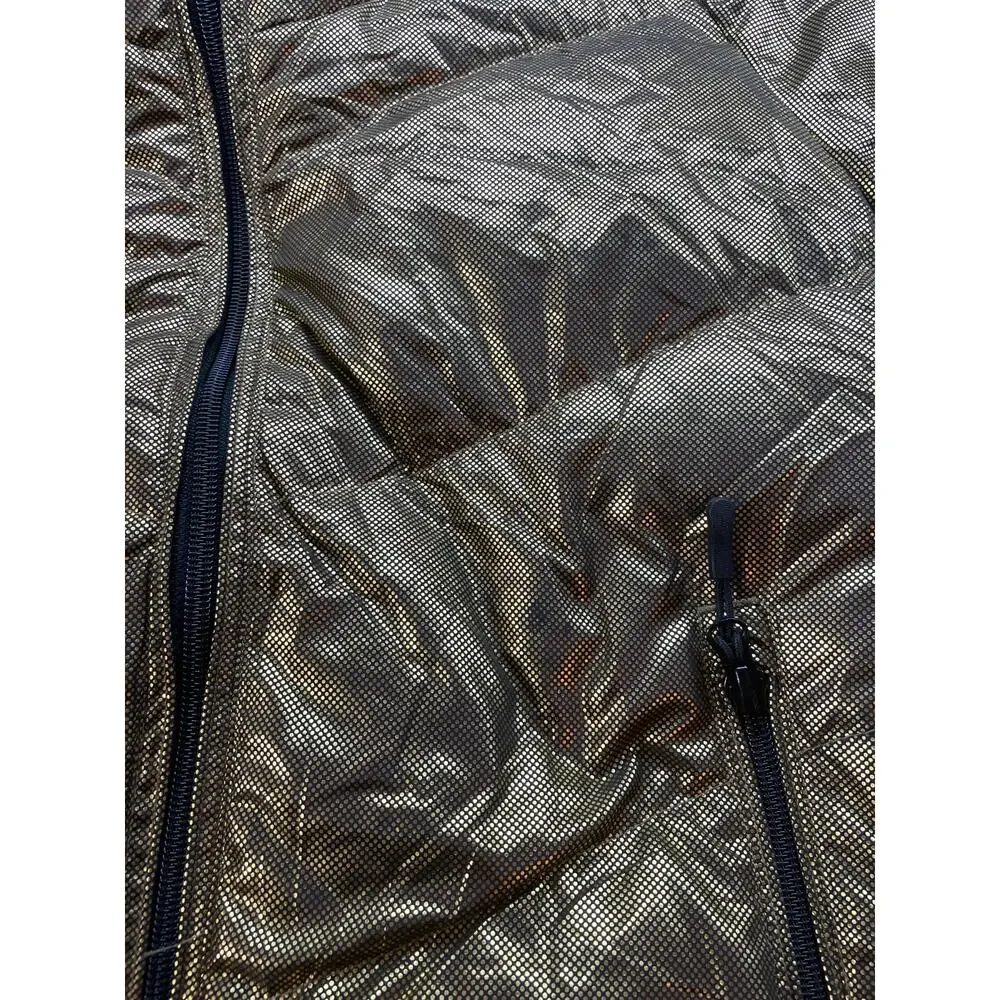 Finger In The Nose Girls Jacket 5XL 16Y Snowdance Down Reversible Ash Black Gold